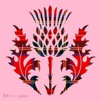 Scottish Tartan Thistle Emblem Coaster thumb 2