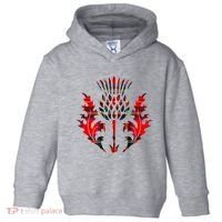 Scottish Tartan Thistle Emblem Toddler Hoodie thumb 0