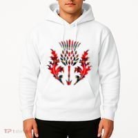 Scottish Tartan Thistle Emblem Hoodie thumb 2