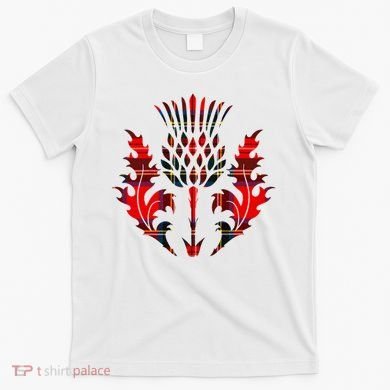 Scottish Tartan Thistle Emblem T-Shirt