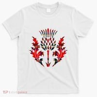 Scottish Tartan Thistle Emblem T-Shirt thumb 0