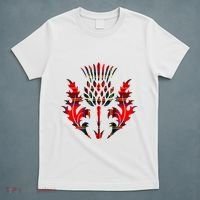 Scottish Tartan Thistle Emblem T-Shirt thumb 5