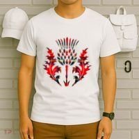 Scottish Tartan Thistle Emblem T-Shirt thumb 6