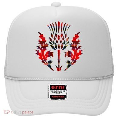 Scottish Tartan Thistle Emblem Hat