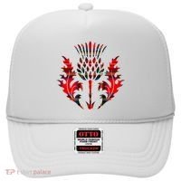 Scottish Tartan Thistle Emblem Hat thumb 0