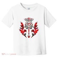 Scottish Tartan Thistle Emblem Toddler T-Shirt thumb 0