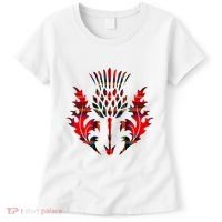 Scottish Tartan Thistle Emblem Women's T-Shirt thumb 0