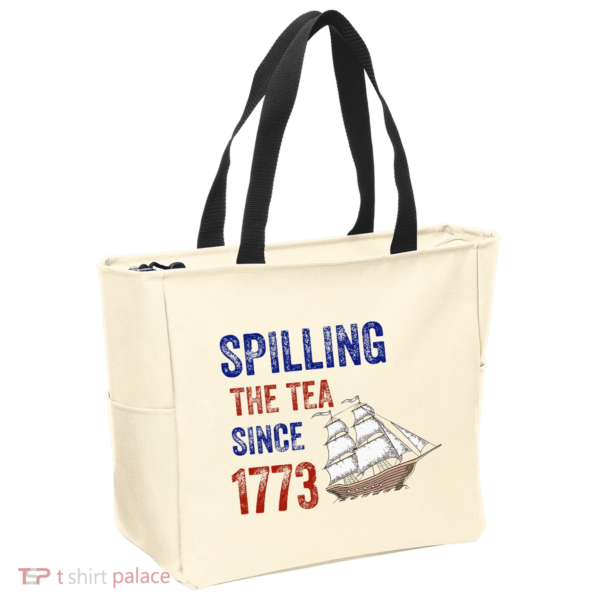 Spilling The Tea Since 1773 Tote Bag