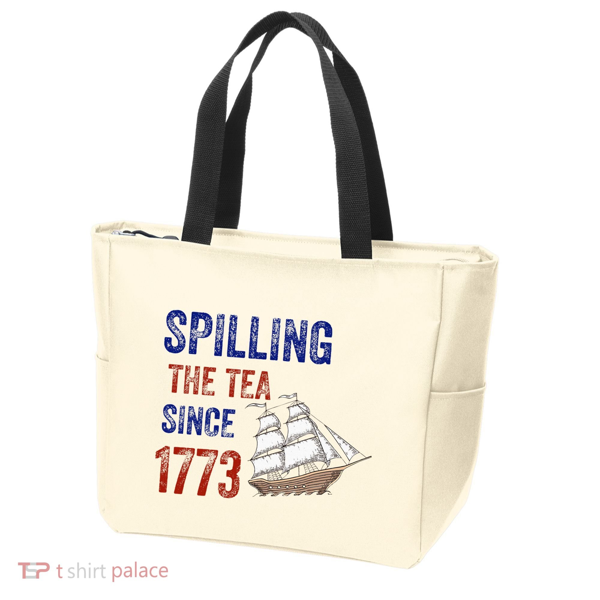 Spilling The Tea Since 1773 Tote Bag