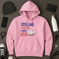 Spilling The Tea Since 1773 Hoodie thumb 3