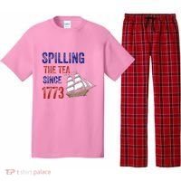 Spilling The Tea Since 1773 Pajama Set thumb 0