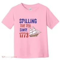 Spilling The Tea Since 1773 Toddler T-Shirt thumb 0