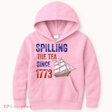 Spilling The Tea Since 1773 Kids Hoodie
