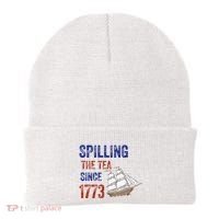 Spilling The Tea Since 1773 Beanie thumb 0