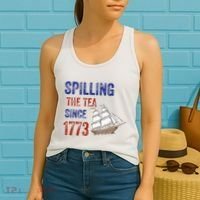 Spilling The Tea Since 1773 Women's Tank Top thumb 2
