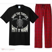 Save The Turtles Hit It Raw Pajama Set thumb 0