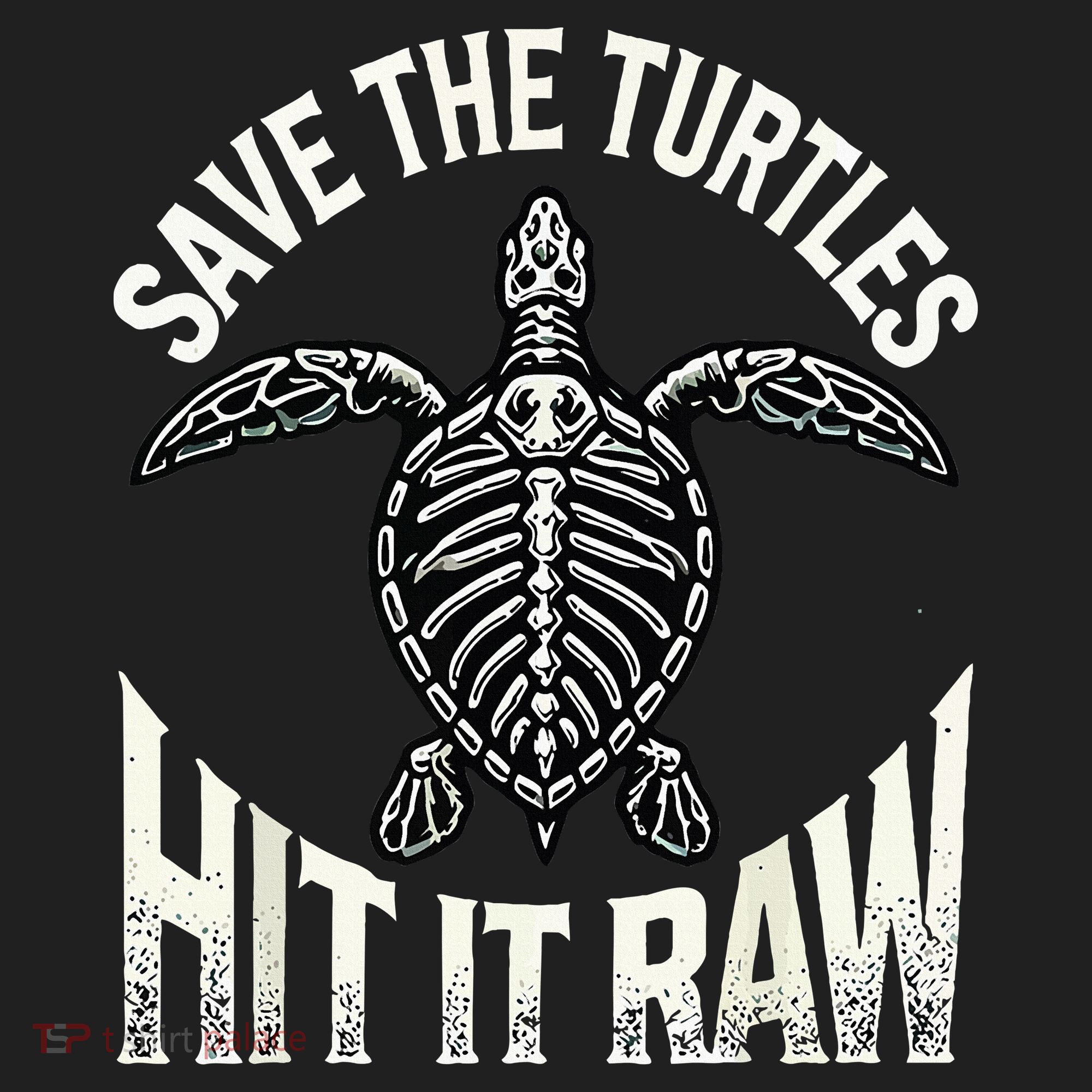 Save The Turtles Hit It Raw Hat
