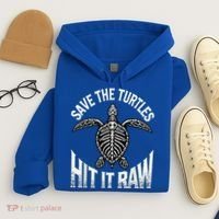 Save The Turtles Hit It Raw Hoodie thumb 4