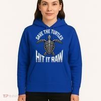 Save The Turtles Hit It Raw Hoodie thumb 5