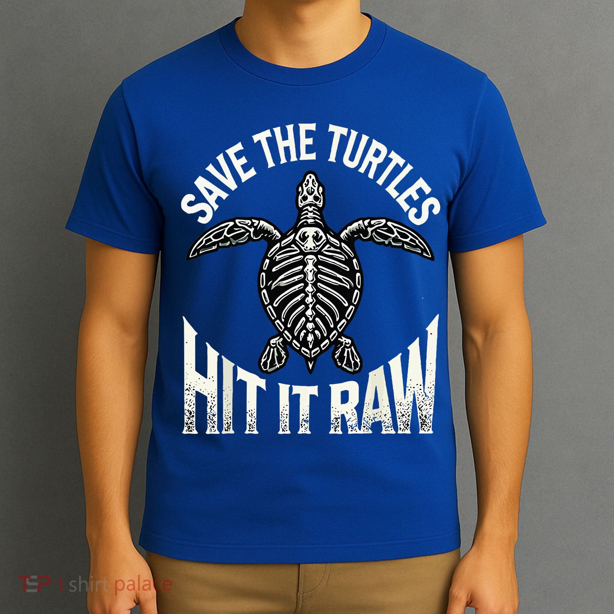 Save The Turtles Hit It Raw T-Shirt