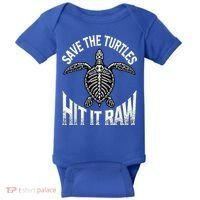 Save The Turtles Hit It Raw Baby Bodysuit thumb 0