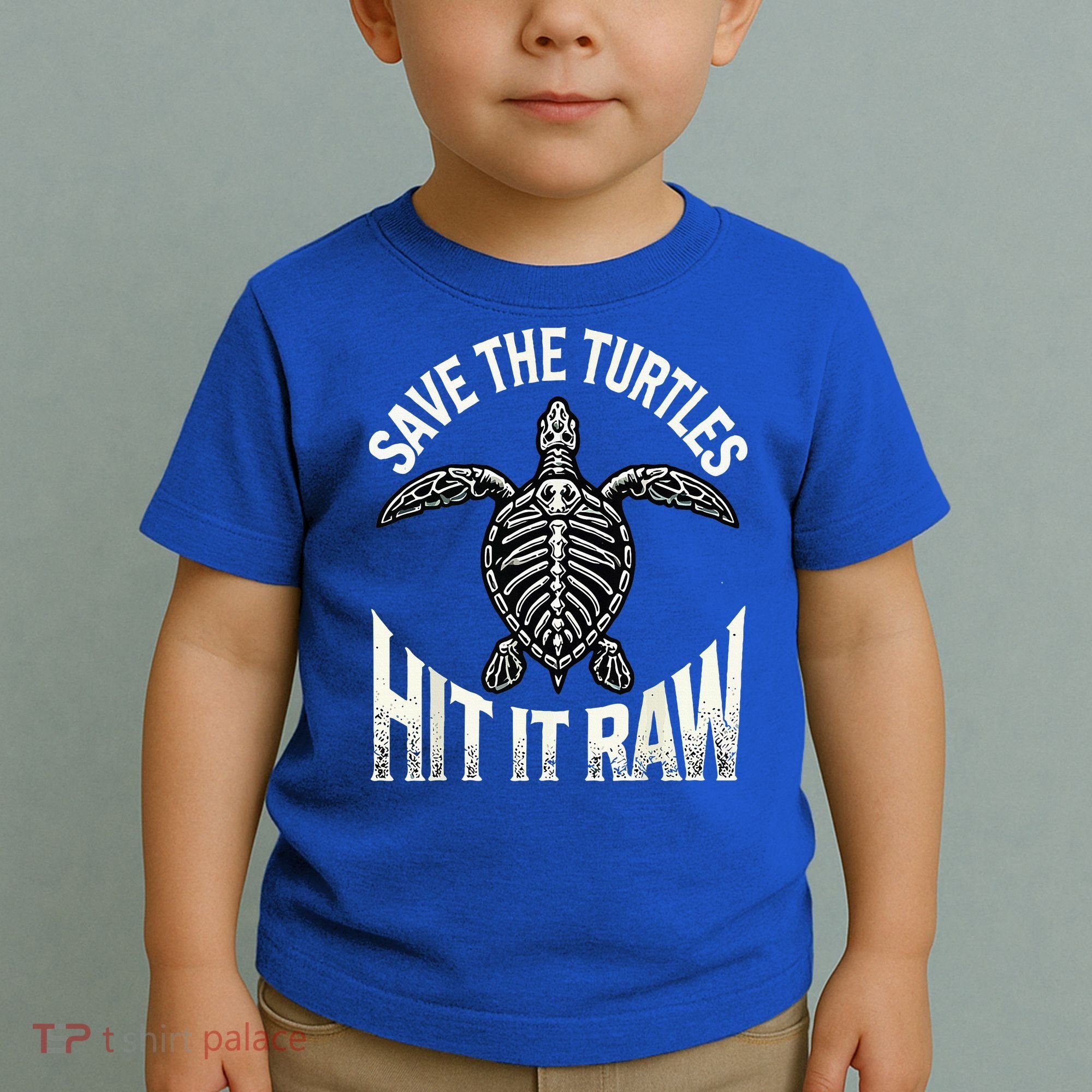 Save The Turtles Hit It Raw Toddler T-Shirt