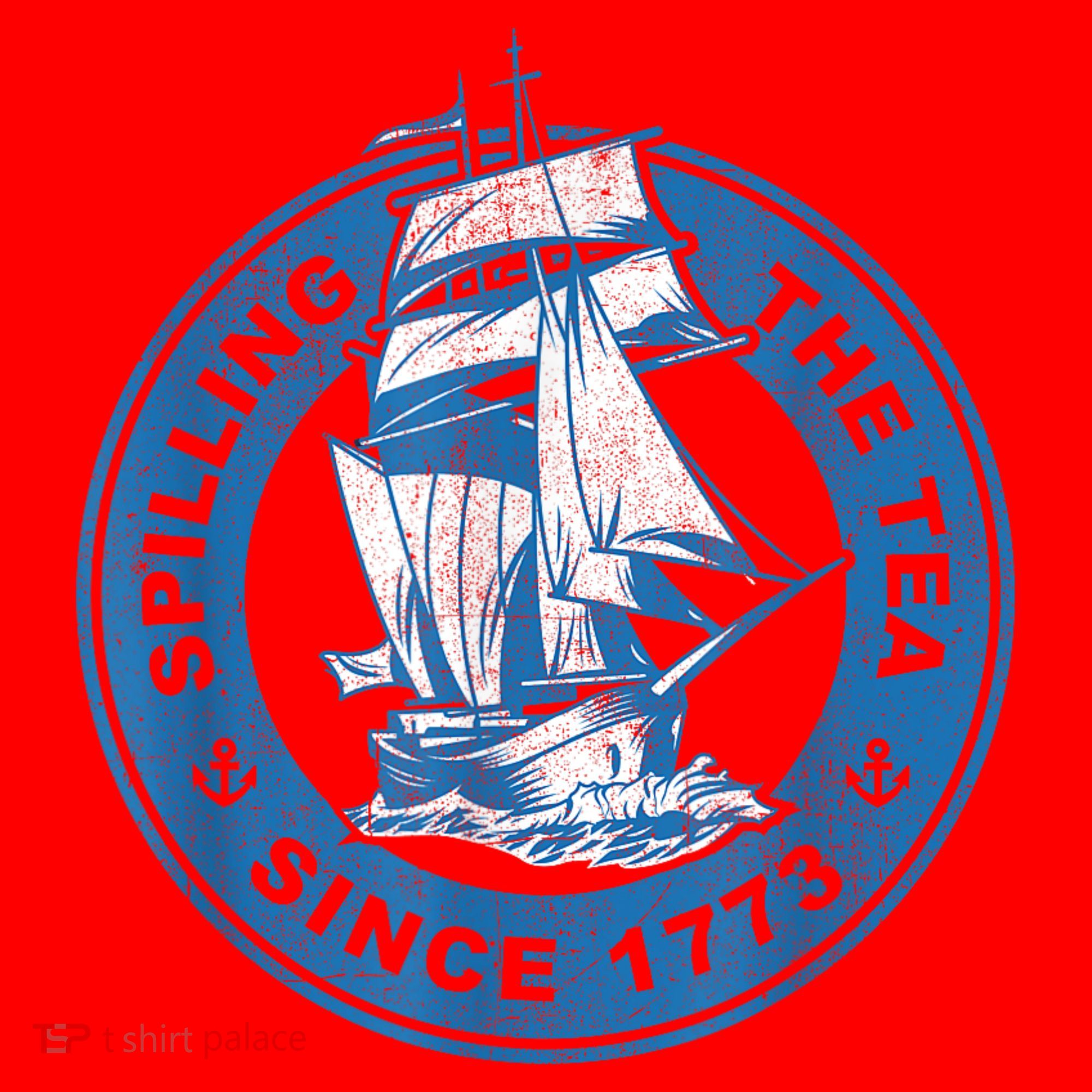 Spilling The Tea Since 1773 Funny US History Teacher Boston Santa Hat