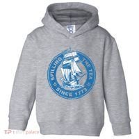 Spilling The Tea Since 1773 Funny US History Teacher Boston Toddler Hoodie thumb 0
