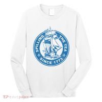 Spilling The Tea Since 1773 Funny US History Teacher Boston Long Sleeve Shirt thumb 0