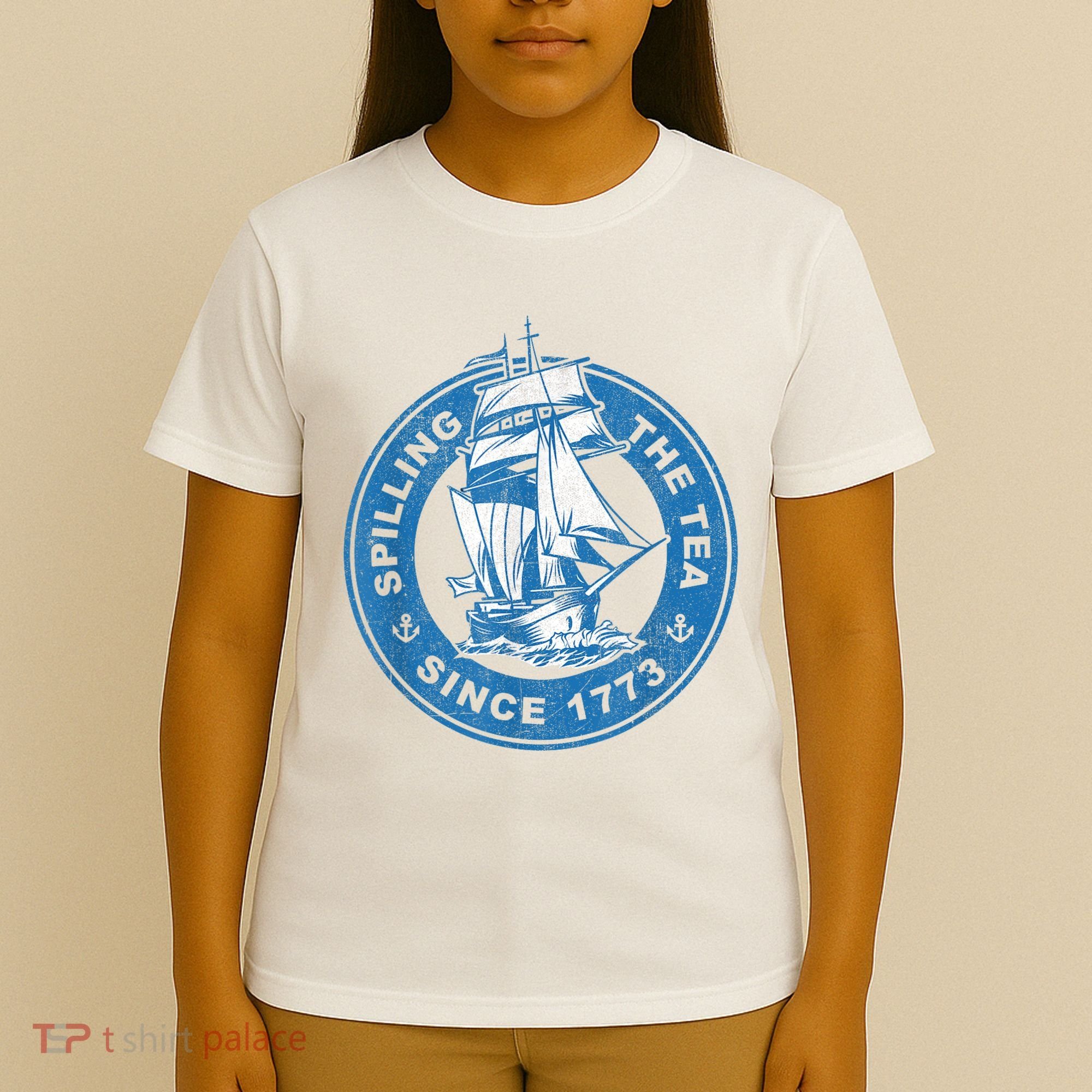 Spilling The Tea Since 1773 Funny US History Teacher Boston T-Shirt