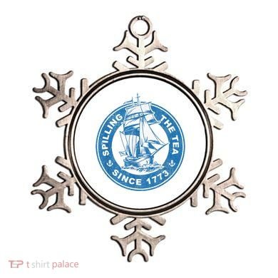Spilling The Tea Since 1773 Funny US History Teacher Boston Ornament