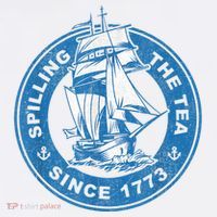 Spilling The Tea Since 1773 Funny US History Teacher Boston Visor thumb 3