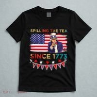 Spilling the Tea Since 1773 American Patriotic 4th of July T-Shirt thumb 5
