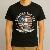 Spilling The Tea Since 1773 Patriotic 4th Of July T-Shirt thumb 3