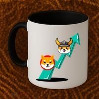 Shiba To The Moon Chart Coffee Mug thumb 2
