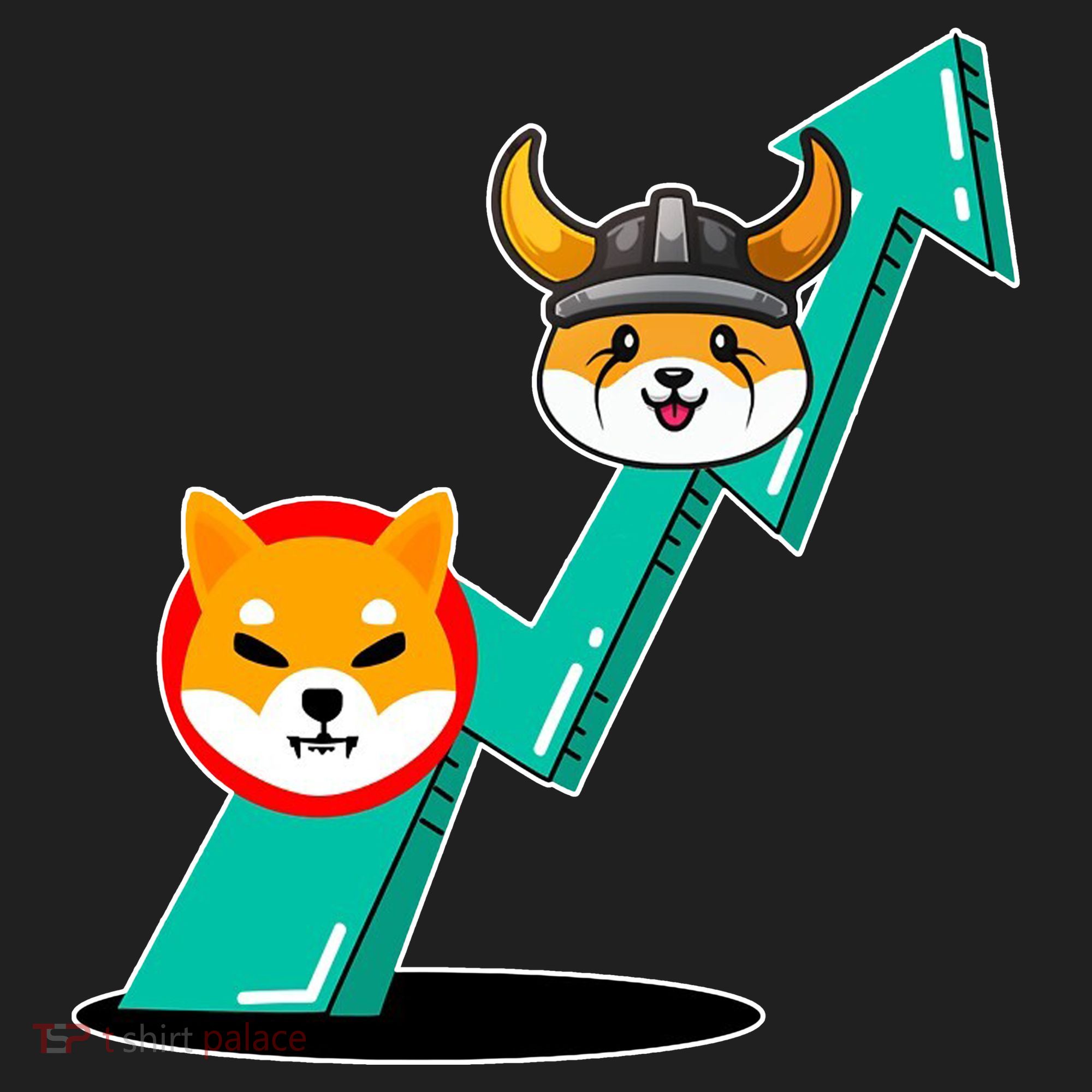 Shiba To The Moon Chart Tumbler