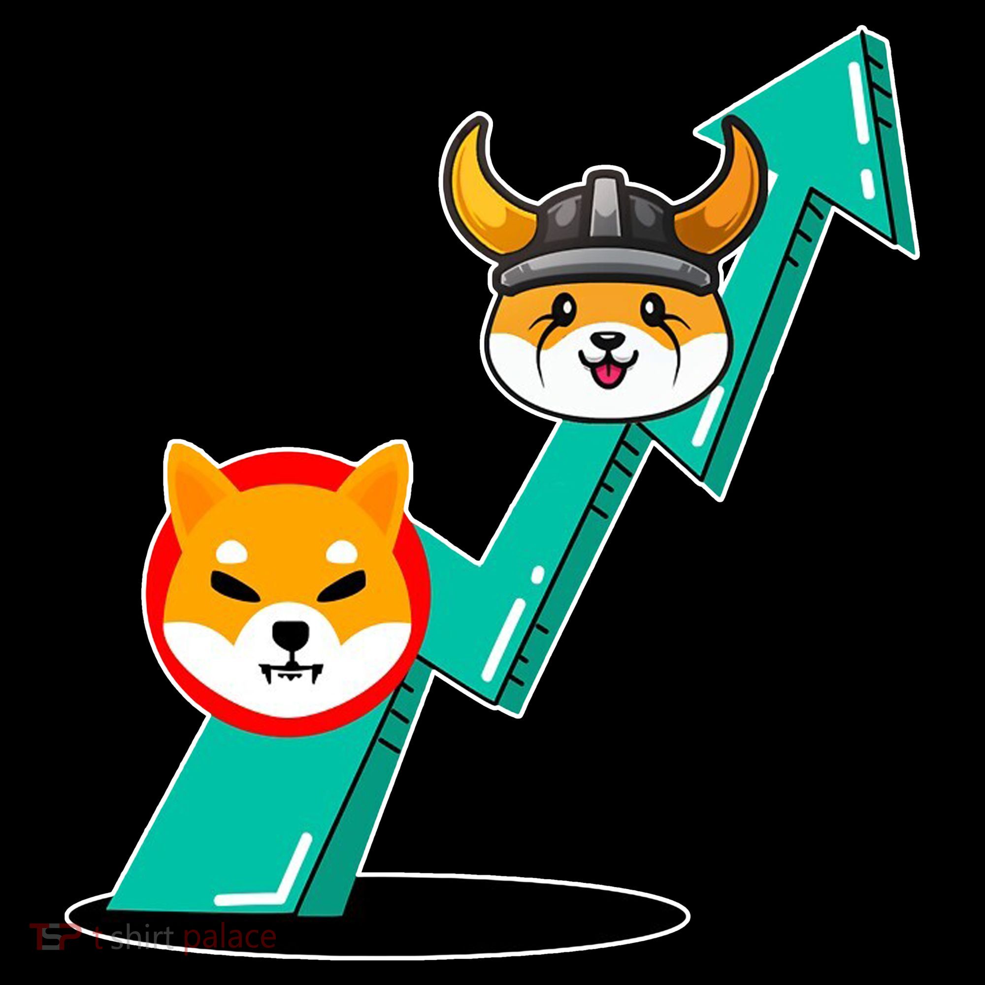 Shiba To The Moon Chart Ornament
