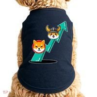 Shiba To The Moon Chart Doggie Tank thumb 0