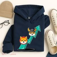 Shiba To The Moon Chart Hoodie thumb 4
