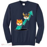 Shiba To The Moon Chart Sweatshirt thumb 0