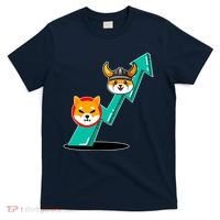 Shiba To The Moon Chart T-Shirt thumb 0