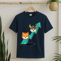 Shiba To The Moon Chart T-Shirt thumb 2