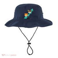 Shiba To The Moon Chart Bucket Hat thumb 0