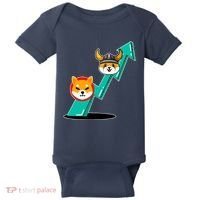 Shiba To The Moon Chart Baby Bodysuit thumb 0
