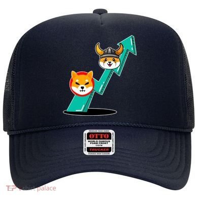 Shiba To The Moon Chart Hat