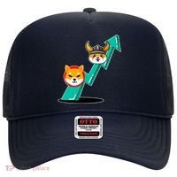 Shiba To The Moon Chart Hat thumb 0