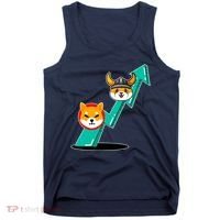 Shiba To The Moon Chart Tank Top thumb 0