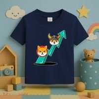 Shiba To The Moon Chart Toddler T-Shirt thumb 3
