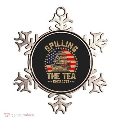 Spilling The Tea Since 1773 Patriotic History Teacher Ornament