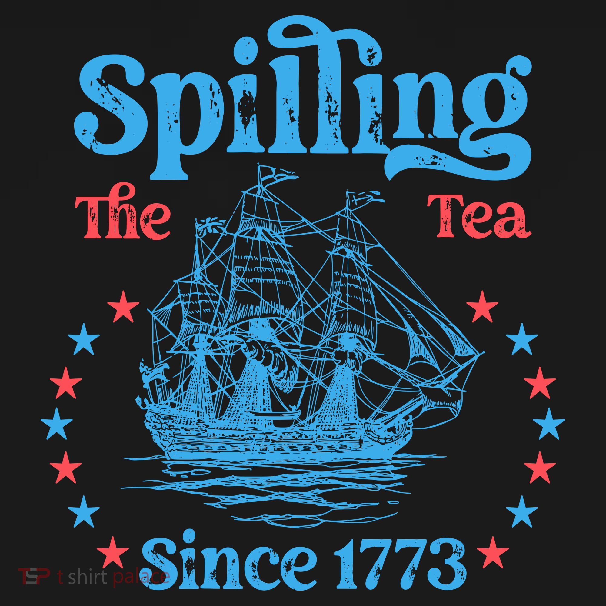Spilling The Tea Since 1773 American History Apron